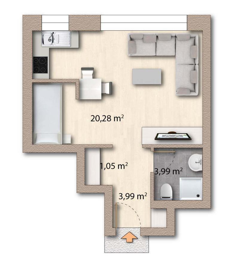 Gluecksburg Ferienwohnung 'Kursnord' Rotenhaus Zewnętrze zdjęcie
